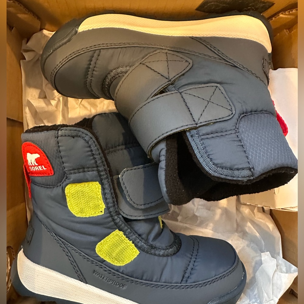 Sorel Whitney 2 straps Kids Waterproof Boots
